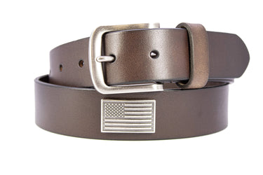 USA Flag Concho Belts BOLP-USFG-BRW