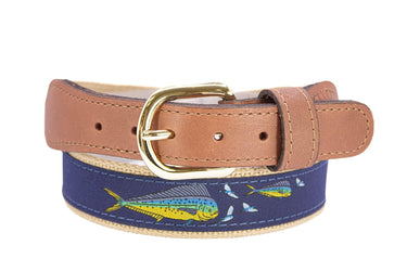 Dolphin Ribbon Belts BTR4NV-DOLP-BUF