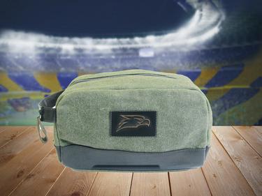 Georgia Southern Eagles Waxed Canvas Toiletry Dopp Bag