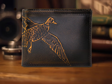 Mallard Burnished Leather Bifold Wallet