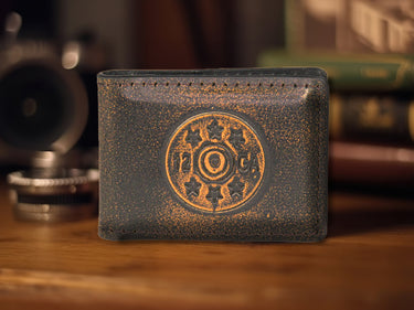 Shotshell Burnished Leather Money Clip