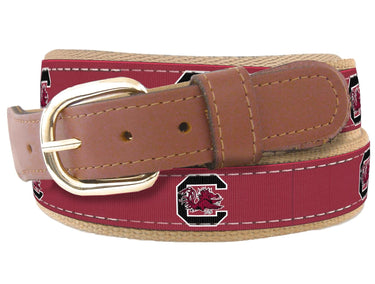 South Carolina Gamecocks Ribbon Belts USC-BTR4GT-BUF