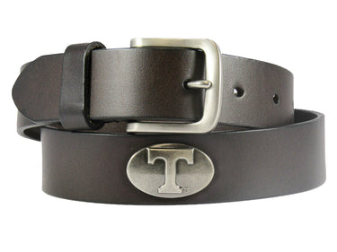 Tennessee Vols Brown Leather Metal Concho Belt