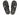 Tennessee Vols Brown Flip Flop Pair