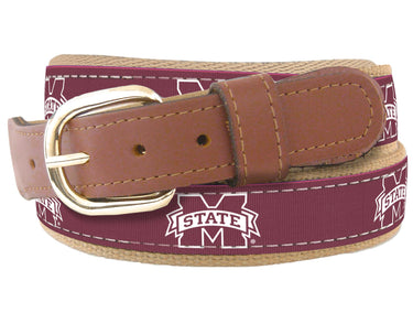 Mississippi State Bulldogs Woven Ribbon Belt