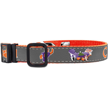 Clemson Tigers Stadium Collection Woven Ribbon Dog Collar