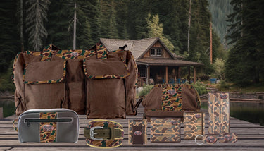 Buck Old School Camo group cabin brown tan