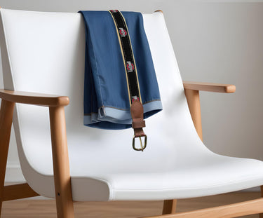 Ohio State Buckeyes Woven Ribbon Belt Chair