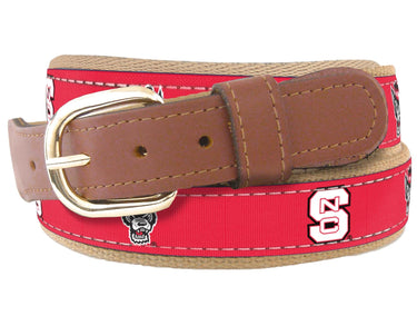 NC State Wolfpack Woven Ribbon Belt
