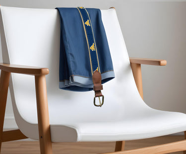 West Virginia Mountaineers Woven Ribbon Belt Chair