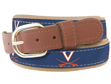 Virginia Cavaliers Woven Ribbon Belt
