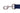 Auburn Tigers Stadium Collection Woven Ribbon Dog Lead Navy clip