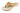 Yellow Tuna Men's Fishing Sandal, Tan Leather Strap Boating Flip Flop, Embroidered Fish Design, Cushioned Insole, Non-Slip Boating Shoe.