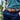 Dolphin Mahi Men's Woven Ribbon Belt, Navy Fishing Belt, Boating Gift, Tan Full Grain Leather Tabs, Solid Brass Buckle and Cotton Webbing.