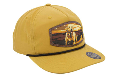 Lab Woven Patch Rope Hat. 5-Panel Modern Flat Bill Cap. Richardson Golf Snapback Cap. Zep-Pro Trucker Hat. Yellow Lab Cap. Hunting Merch