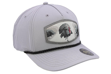 Turkey Woven Patch Rope Hat. 5-Panel Modern Flat Bill Cap. Richardson Golf Snapback Cap. Zep-Pro Trucker Hat. Wild Turkey Cap. Hunting Merch