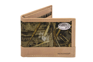 Southern Miss Eagles Realtree Wallets. Bifold Pass-case. Classic Trifold. Tall Secretary. Realtree Max-5 Pattern. Leather Nylon Combo.