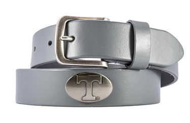 Tennessee Vols Men's Collegiate Brown Leather Concho Belt.