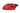 Braided Collegiate Golf Red and Black Stretch Belt.