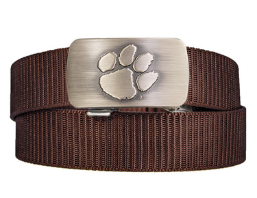 Clemson Tigers Cut-to-Size Belt with Gunmetal Clamp Buckle
