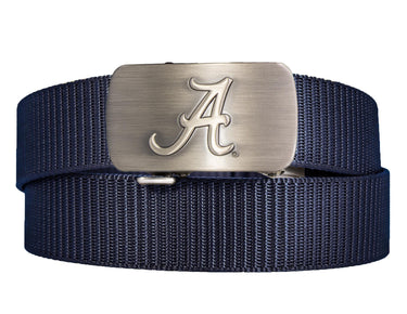 Alabama Crimson Tide Cut-to-Size Belt with Gunmetal Clamp Buckle