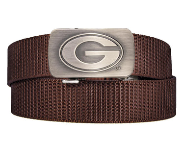 Georgia Bulldogs Cut-to-Size Belt with Gunmetal Clamp Buckle