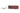 Braided Stretch Woven Garnet and Black Keychain with Leather Accent