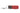 Braided Stretch Woven Red and Black Keychain with Leather Accent