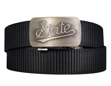 Mississippi State Bulldogs Cut-to-Size Belt with Gunmetal Clamp Buckle