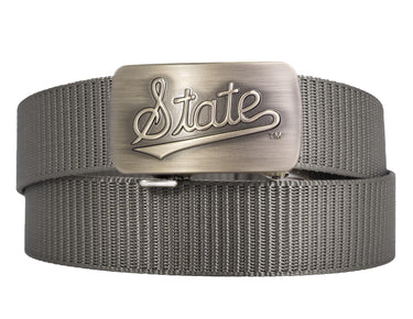 Mississippi State Bulldogs Cut-to-Size Belt with Gunmetal Clamp Buckle