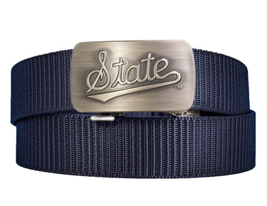 Mississippi State Bulldogs Cut-to-Size Belt with Gunmetal Clamp Buckle