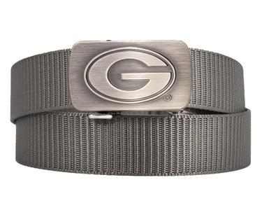 Georgia Bulldogs Cut-to-Size Belt with Gunmetal Clamp Buckle