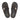 Penn State Nittany Lions Men's Collegiate Flip Flop Sandal. Brown Straps With Metal Concho Logo. Cushioned Insole and Non-skid Outsole.