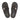 Southern Miss Eagles Men's Collegiate Flip Flop Sandal. Brown Straps With Metal Concho Logo. Cushioned Insole and Non-skid Outsole.