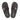 Virginia Tech Hokies Men's Collegiate Flip Flop Sandal. Brown Straps With Metal Concho Logo. Cushioned Insole and Non-skid Outsole.