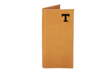 Tennessee Vols Collegiate Embossed Leather Wallet – Tan or Gray – Bifold, Trifold & Tall Roper Styles.