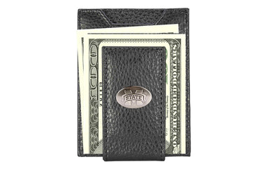 Mississippi State Bulldogs Pebble Grain Leather Wallet – Bifold, Trifold, Tall Roper & Slim Front Pocket – Black or Brown – Executive Style