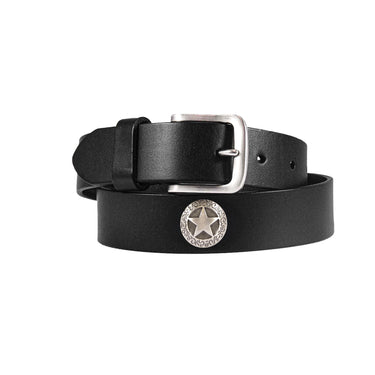 Texas Star Leather Belt for Men – Brown Full Grain Casual Texas Belt
