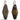Ohio State Buckeyes Collegiate Full Grain Leather Key Fob. Brown Burnished Keychain.