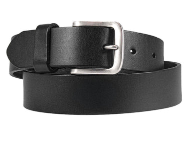 Mens Leather Belt Brown or Black | Full Grain Casual Belt | Classic Everyday Belt | Jeans Dress Belt
