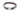 Ole Miss Rebels Brown Leather Dog Collar - Antique Silver Logo