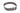Buck Brown Leather Dog Collar - Antique Silver Logo