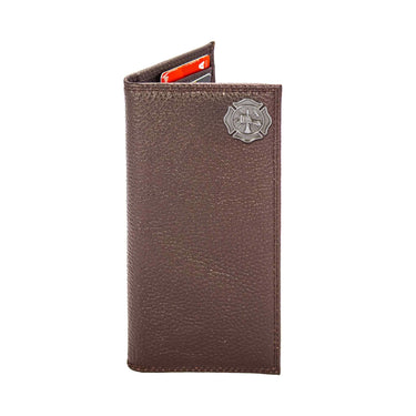 Maltese Cross Leather Roper Wallet for Men | Full Grain Leather Wallet | Gift for Him
