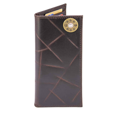 Shotshell Leather Roper Wallet for Men | Full Grain Leather Wallet | Gift for Him