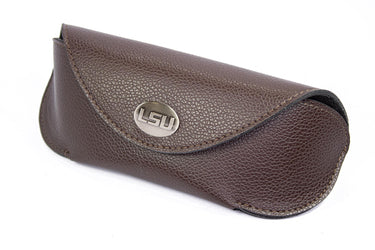 LSU Tigers Sunglass and Eyewear Case – Camo or Brown Pebble with Protective Snap Closure