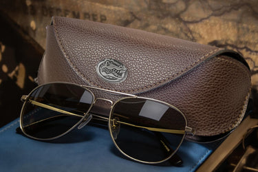Florida Gators Sunglass and Eyewear Case – Camo or Brown Pebble with Protective Snap Closure