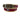 Georgia Bulldogs Preppy Pinstripe Ribbon Belt with Khaki Webbing and Brown Leather Tabs