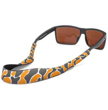 Tennessee Vols Color Orange and Gray Camo Style Neoprene Sunglasses Strap