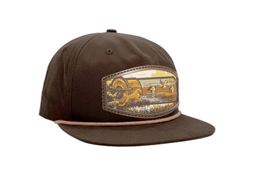 Hunting Dog Shotshell Woven Patch Rope Hat – Richardson Golf Snapback Cap