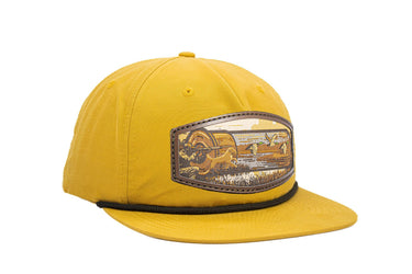Hunting Dog Shotshell Woven Patch Rope Hat – Richardson Golf Snapback Cap